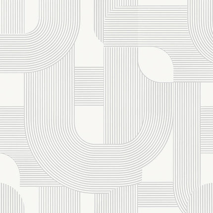 MR24 Queen Size Bed Sheets Set | Draps Queen Motif Géométrique Blanc | 100% Cotton