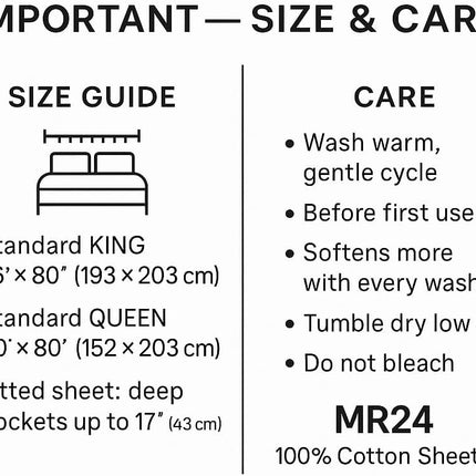 Luxury Cooling Deep Pocket Sheets 17'' Soft Breathable Hotel-Quality Bedding Set Creamy King Bed Sheet Set