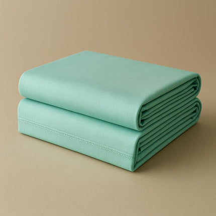 MR24 100% Cotton King Sheets – Mint Green, 600 Thread Count, Deep Pocket 17–18