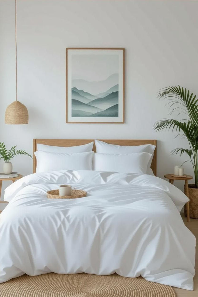 White Queen Sheets 100% Cotton – 600 Thread Count, Deep Pocket Sheets 17 Inch,