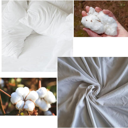 Light Blue 100% Cotton King Sheets Set – 480 Thread Count (TC)