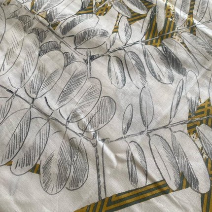 Tropical Leaf Print 100% Cotton King Sheets Set – 600 Thread Count (600TC)