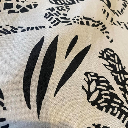 Queen Cotton Bed Sheets – 100% Cotton 4-Piece Botanical Leaf Print Set,